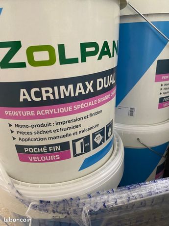 Peinture zolpan acrimax dual velours 15l