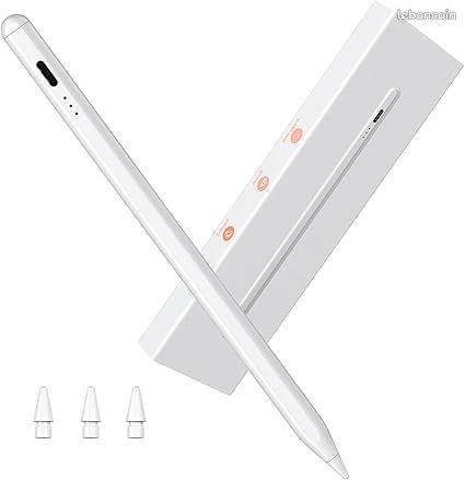 Pencil pour Pad 2018-2024 Stylet pour Pad avec Puissance de Charge Rapide rejet de la Paume et sensibilité d'inclinaison pour Pad 6-10 Pro 11''/12.9'' Mini 6/5 Air 5/4 /3-006