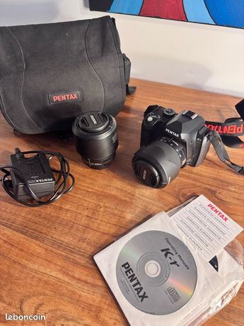 Pentax K-r + 2 optiques 18-50 & 50-200 mm le kit parfait pour se lancer ou progresser