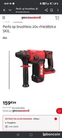 Perfo XP brushless 20V Skil