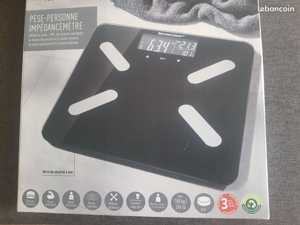 Pese personne impedancemetre noir _ neuf