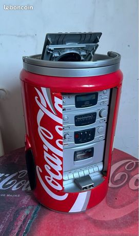 Petite chaîne hi-fi Coca-Cola vintage des années 90