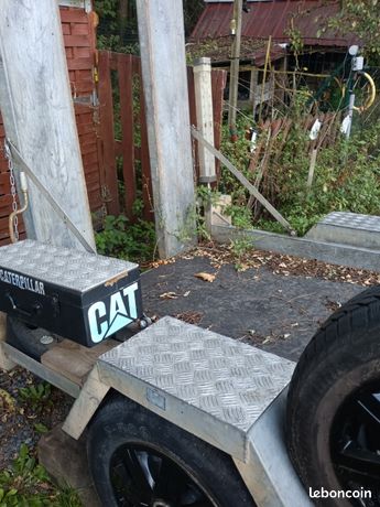 Petite remorque porte engin sans carte grise