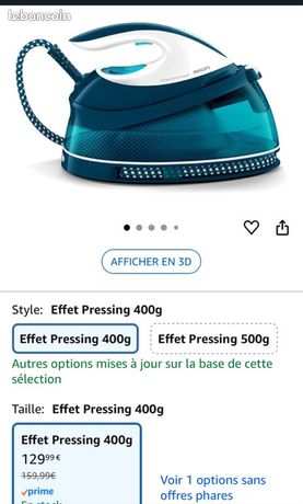 Philips PerfectCare Compact Plus GC7844/20 Centrale Vapeur 2400W Très bon état