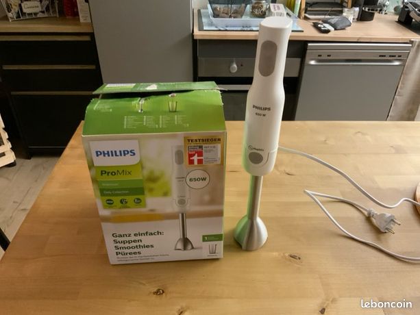 PHILIPS mixeur plongeur blanc 650w