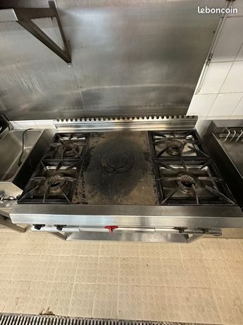 Piano gaz pro 5 feux puissance 36kw