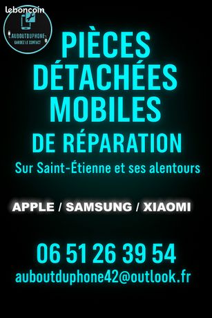 Pièces de réparation compatibles iPhone Samsung Xiaomi toutes marques
