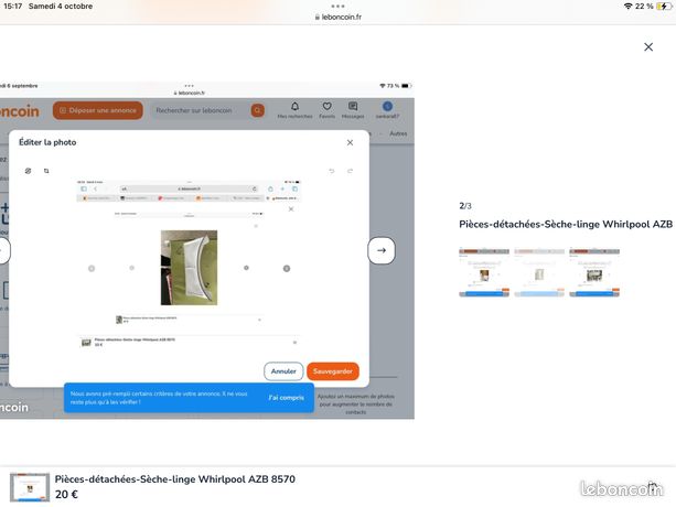 Pièces-détachées-Sèche-linge Whirlpool AZB 8570