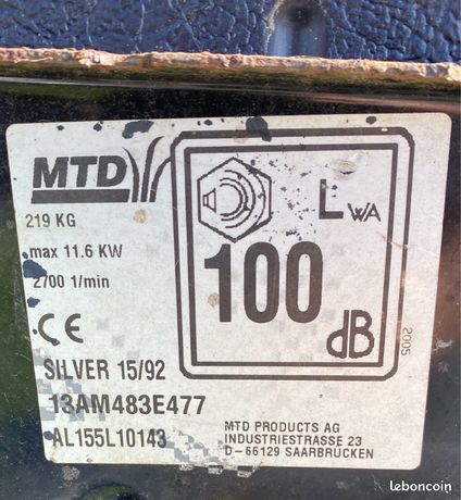 Pièces tracteur tondeuse