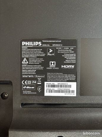 Pièces TV Philips 58PUS8545/12