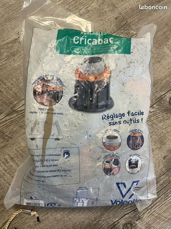 Pieds réglables CRICABAC pour receveur de douche