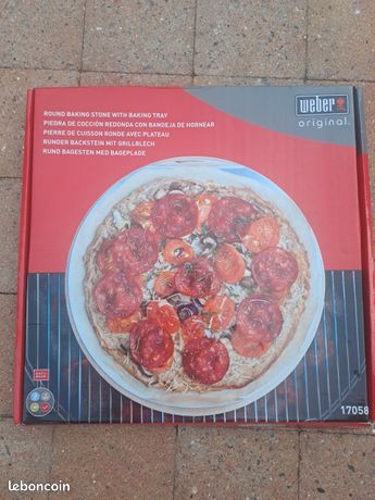Pierre de cuisson à pizza Weber