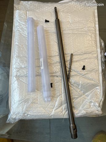 Pilote porte-outil 500mm filetage M22 compatible Trépan scie-cloche béton SDS+ ou SDS-Max perçage forage béton dalle plancher cloison plafond planche sous-sol cave cuve tube cadre