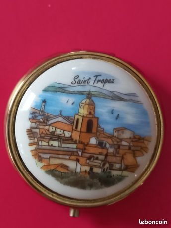 Pilulier neuf 3 cases st Tropez vintage