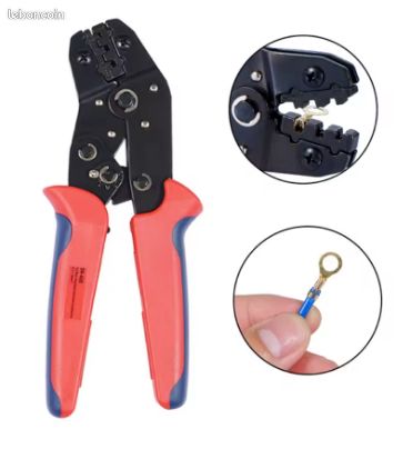 Pince à sertir à dénuder professionnelle SN-48B 2.86.3mm câble fil auto électricité connecteur sertissage précis efficace électricien électricité travaux câblage plaque tube gaine