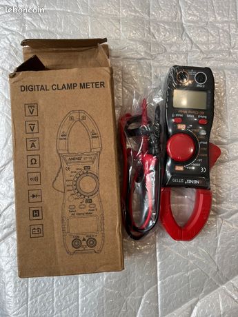 Pince ampèremétrique ST170 multimètre avec écran d'affichage rétro4.2 HD mini pince ampèremétrique testeur outils d'électricien sans électricien électricité câble fil