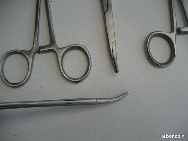 PINCE COURBE métal avec clamp 13 cm des dizaines disponibles LA PIECE