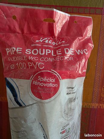 Pipe souple de WC