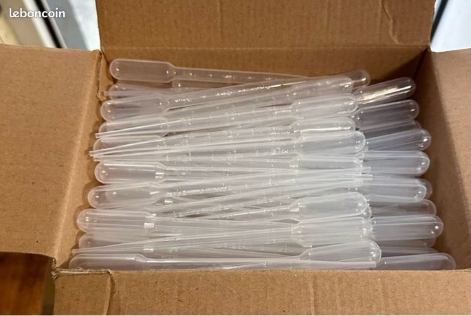 Pipette pasteur plastique 3ml x500