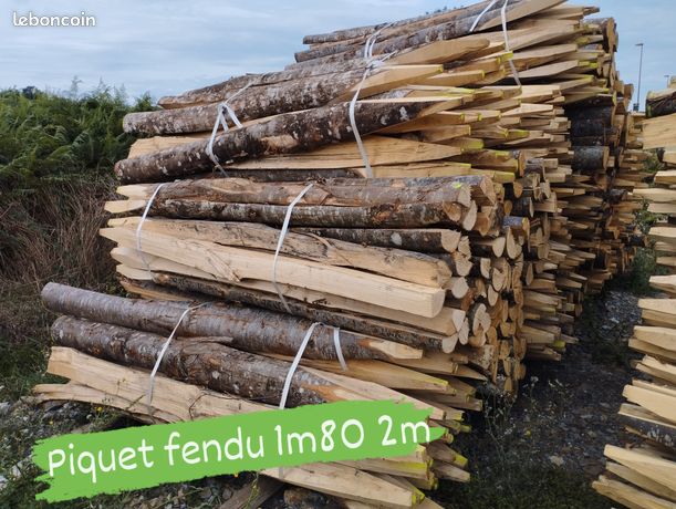 PIQUETS CHÂTAIGNIERS AGRICOLE fendu- rond