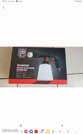 Pistolet nettoyage pneumatique