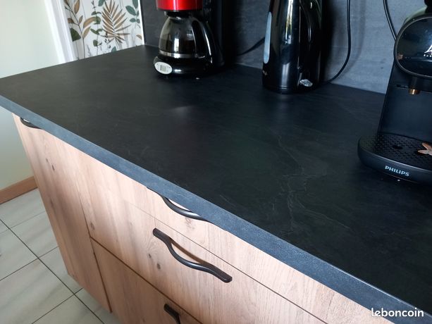 Plan de travail ardoise 127x65