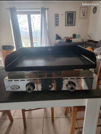 Plancha professionnelle à gaz