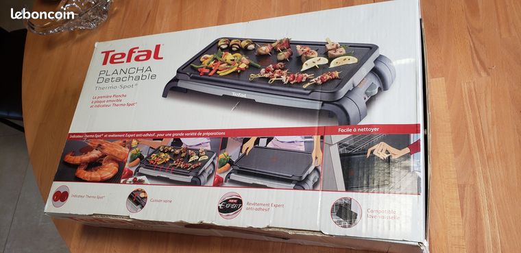 Plancha TEFAL détachable Thermo spot