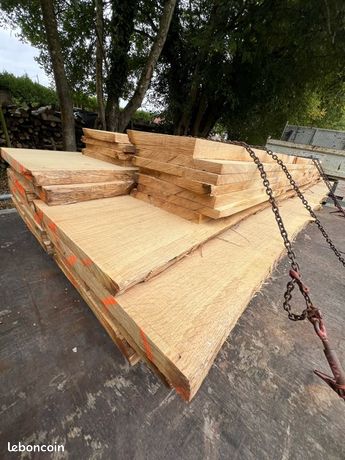 Planche de chêne brut