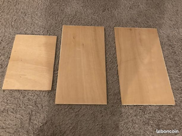 Planches contreplaqué 1cm épaisseur