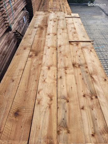 Planches brutes autoclavées marron