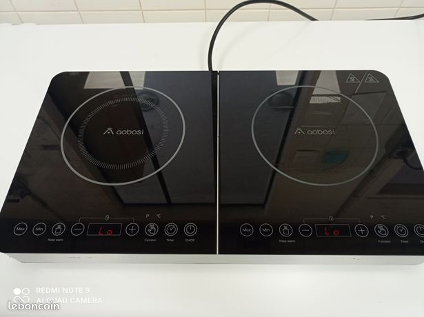 Plaque cuisson double