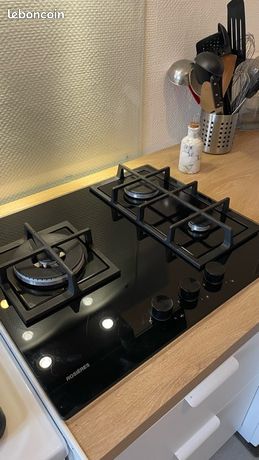 Plaque cuisson gaz ROSIERES RVG63B4MBB/1