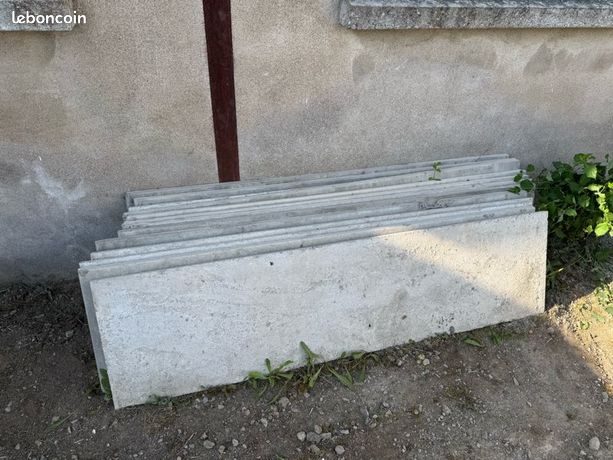 Plaque de béton ferré