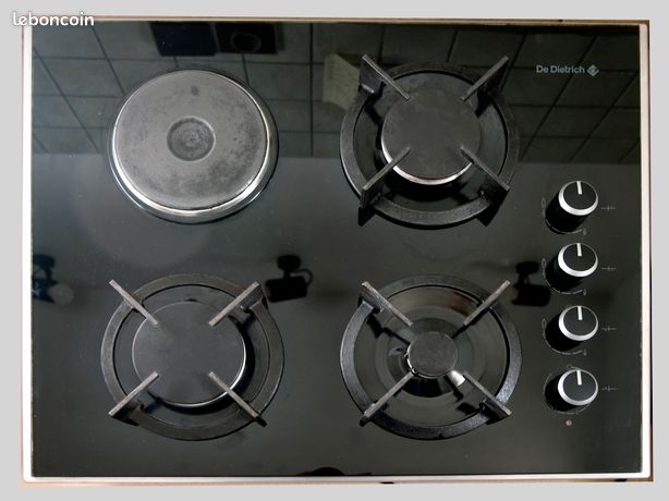 Plaque de cuison mixte gaz electricité