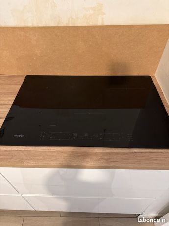Plaque de cuisson 80cm whirpool 6ème sens induction