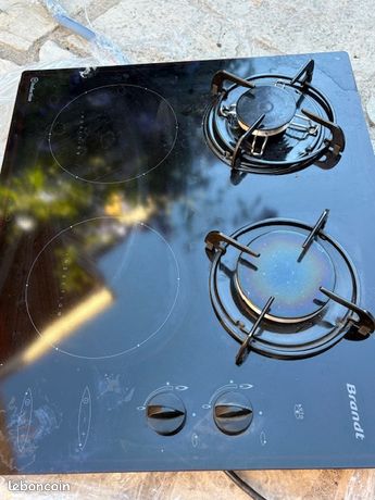Plaque de cuisson Brandt mixte induction et gaz