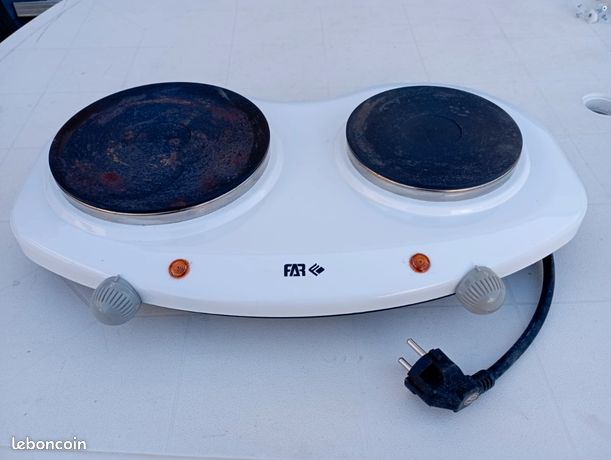 Plaque de cuisson deux feu