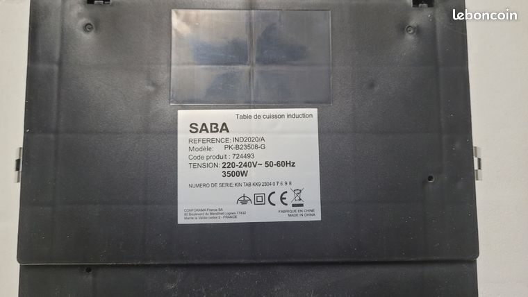 Plaque de cuisson