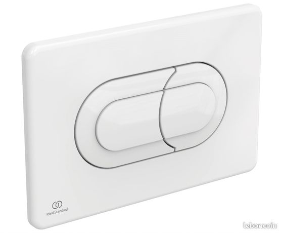 Plaque de déclenchement de chasse d'eau idéal standard