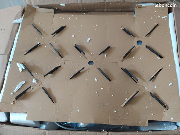 Plaque de gaz continental edison 5 feux neuve