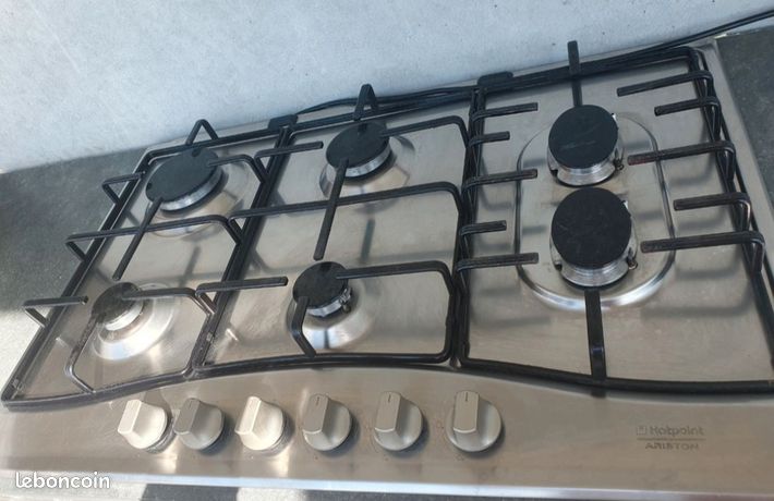 Plaque de gaz de ville 6 feux