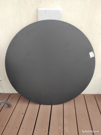 Plaque de protection sol noir 100 cm