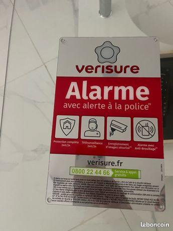 Plaque dissuasive Verisure