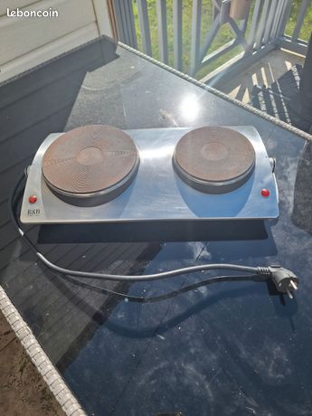 Plaque double de cuisson