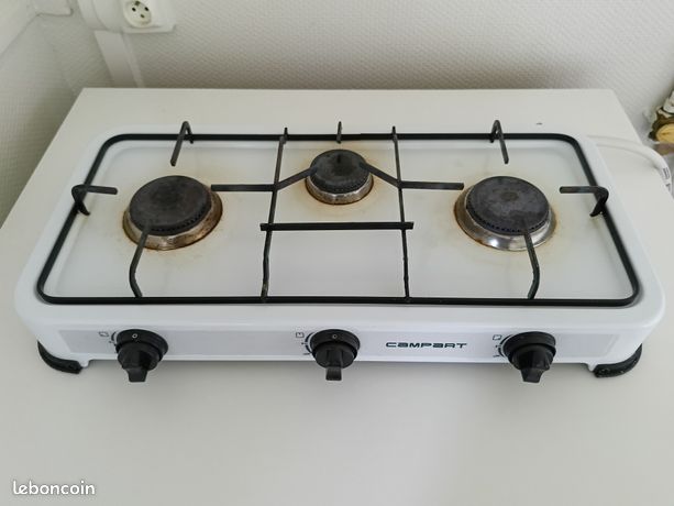 Plaque gaz 3 feux campart