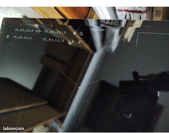 Plaque induction 3 feux dont une grande