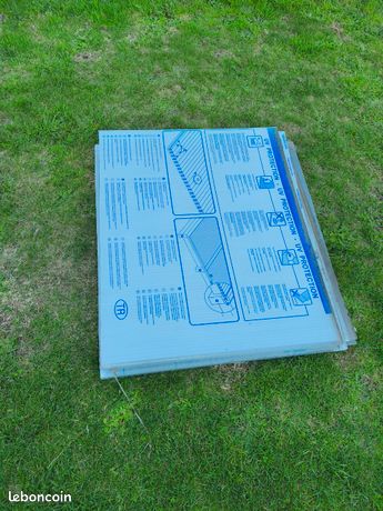 Plaque polycarbonate transparent 100 cm /80cm ép. 10mm