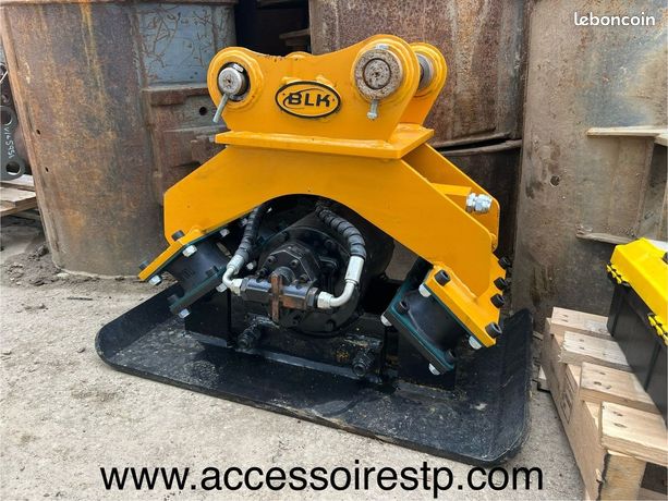 Plaque vibrante hydraulique pour mini pelle