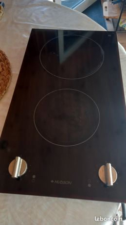 Plaque vitro céramique 2 feux encastrable